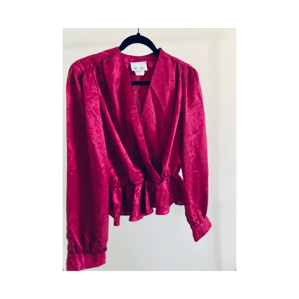 Silky Magenta Top